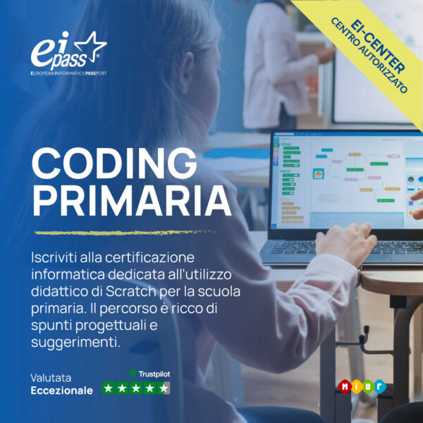 certificazione informatica EIPASS Coding primaria