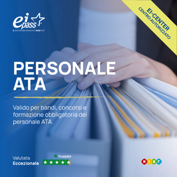 certificazione informatica EIPASS Personale ATA