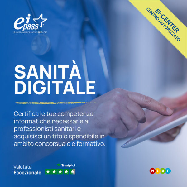 certificazione informatica EIPASS Sanità Digitale